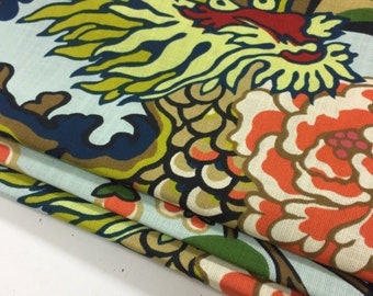 Schumacher - Chiang Mai Dragon II - Aqua Marine - Persiana romana profesional hecha a medida