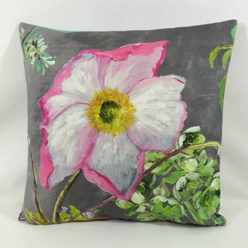 Designer Guild Madhuri Colour Camelia Cushion Cover Etsy