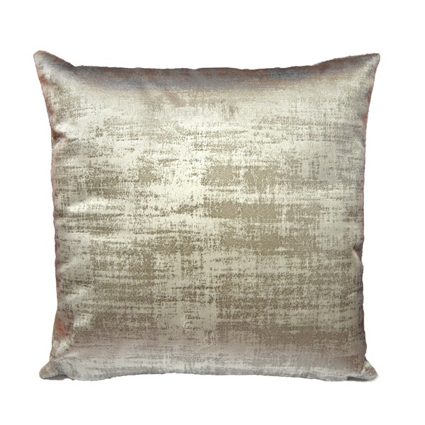 Studio G - Alessia- Taupe - Lovely Textured Velvet Cushion Cover Throw Pillow Designer Home Decor