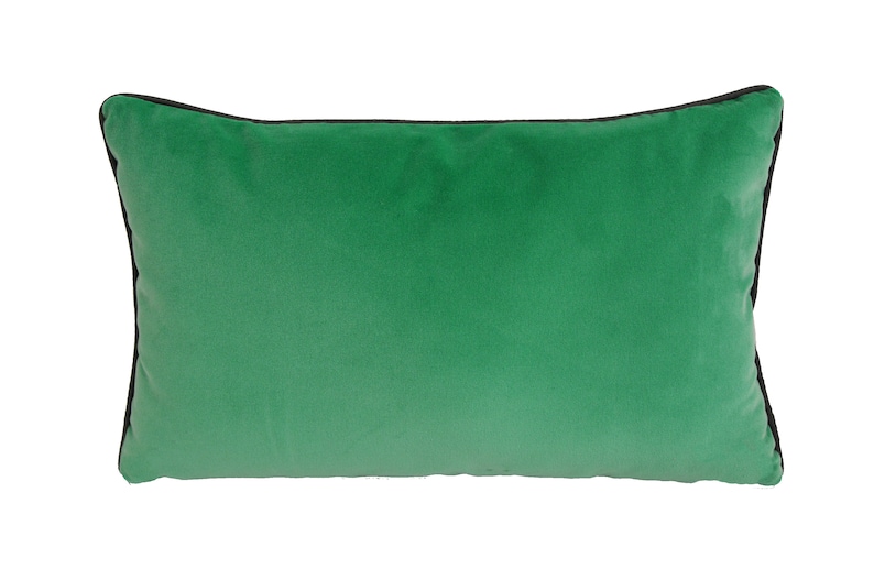 Stunning Jade Velvet Cushion Covers Decorative Pillow Contrast Etsy