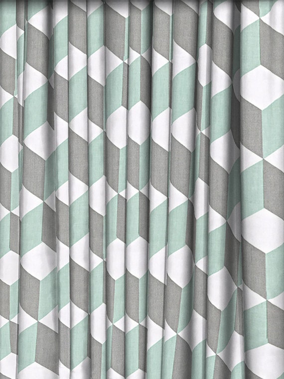 buy by the metre Jet Saffron Aqua Made to Measure Curtains Cube Prestigious Textiles