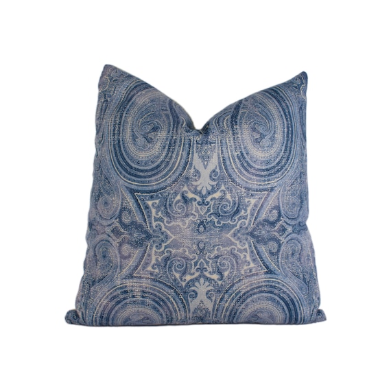 Ralph Lauren クッション　ペイズリー柄 Ralph Lauren - Birchwood Paisley - Dusk - Stunning Designer