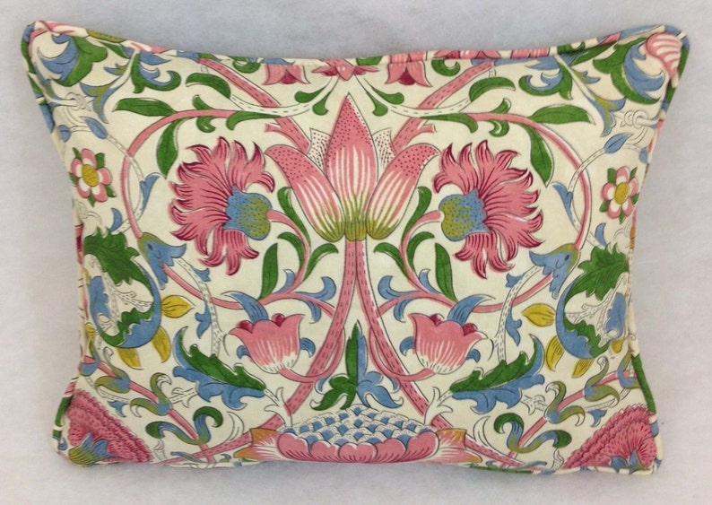 Sanderson Fabrics William Morris Lodden Blushwoad Cushion Etsy