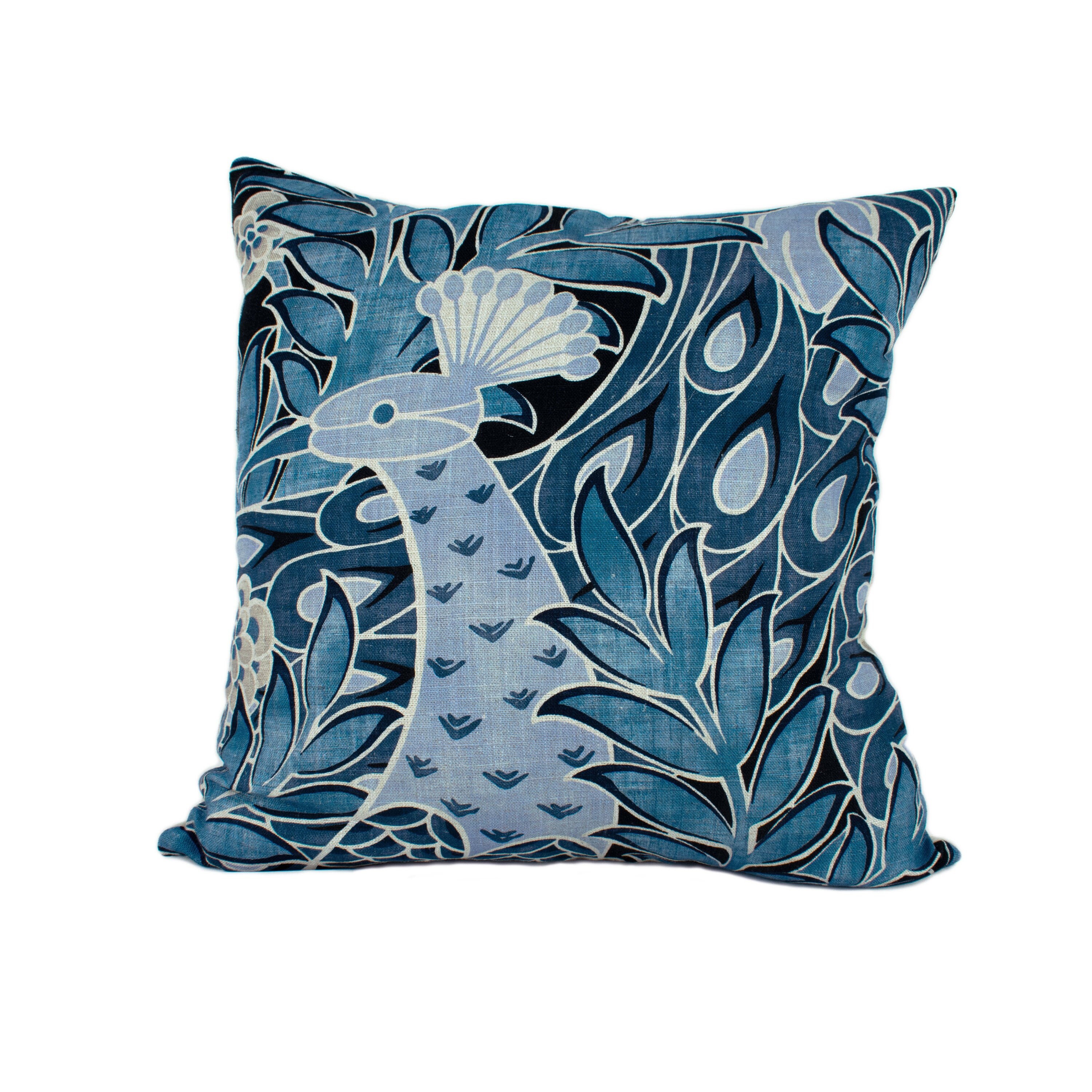 Thibaut Desmond Navy Cushion Cover Pillow Throw Designer Etsy