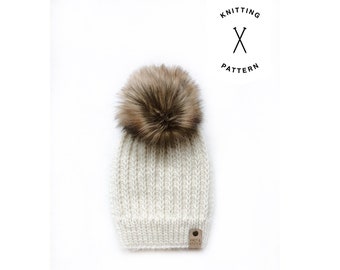 Knitted Pattern | The Aspen Beanie | Instant Download