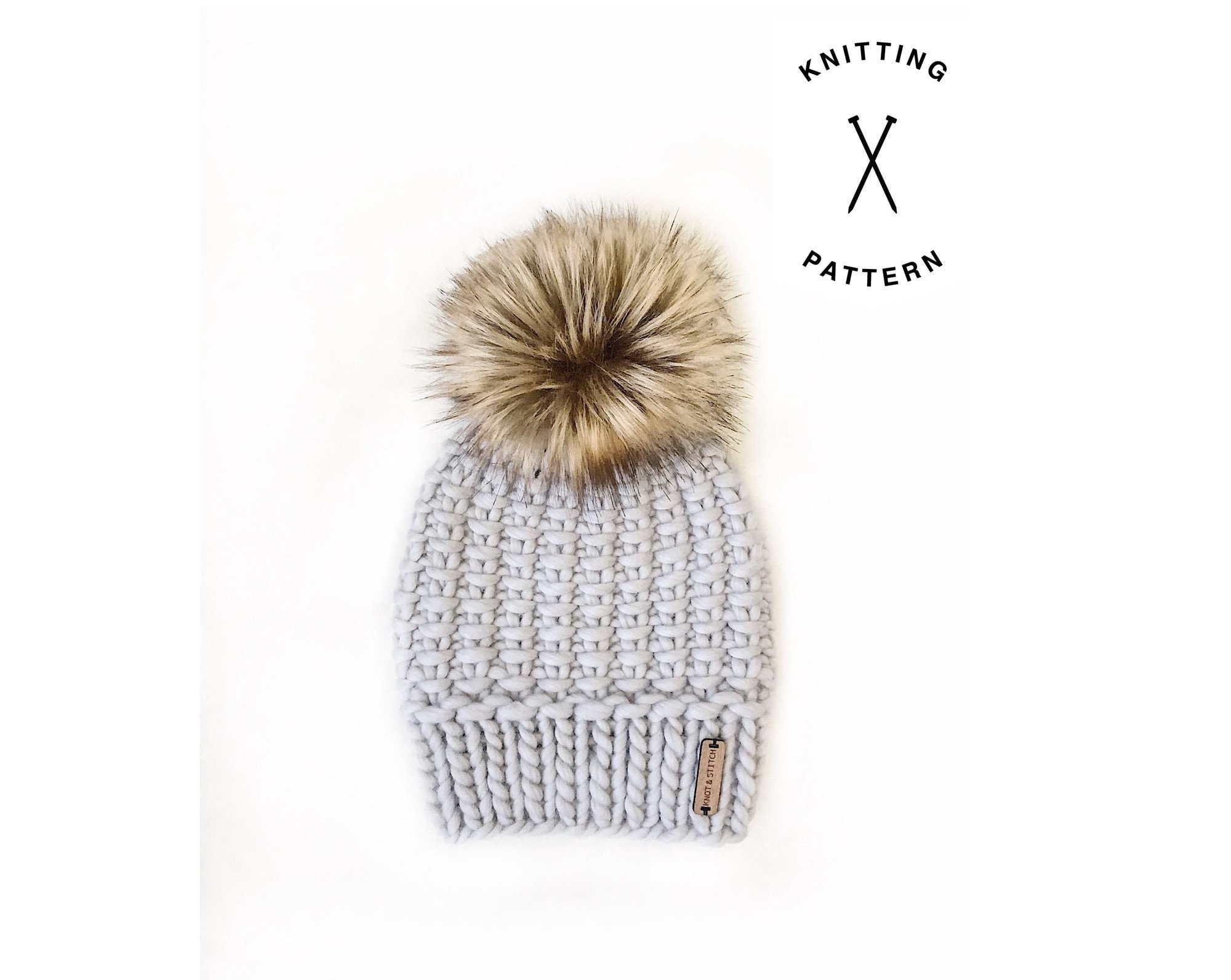 Knitted Pattern | The Arlo Beanie Pattern | Adult Size | Instant Down…
