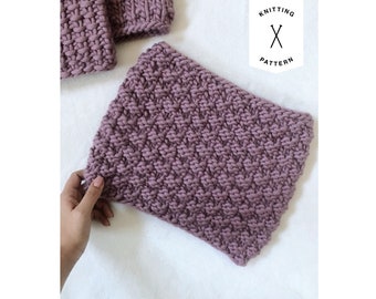 Knitted Pattern | The Jules Cowl | Instant Download