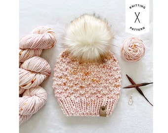 Knitted Pattern | The Serenity Beanie | Instant Download