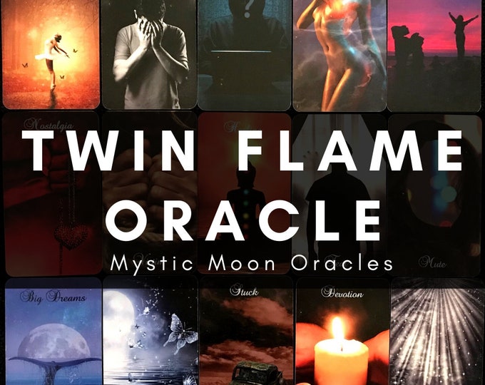 TWIN FLAME Oracle Cards - Messages for Your Spiritual Awakening Process