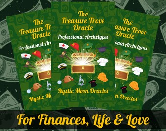 Career Oracle Cards Messages on for Success Job and Finances 80 Cards very detailed easy to use Free Shipping