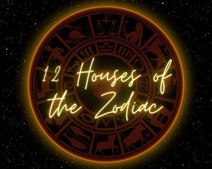 12 Houses of the Zodiac 45 Min Video Recorded Tarot Card Reading (Astrology, Psychic, Love, Career, Finances)