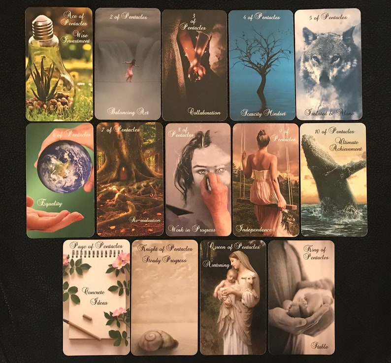 Twin Flame Journey Tarot/Oracle créé par Mystic Moon Ships Etsy