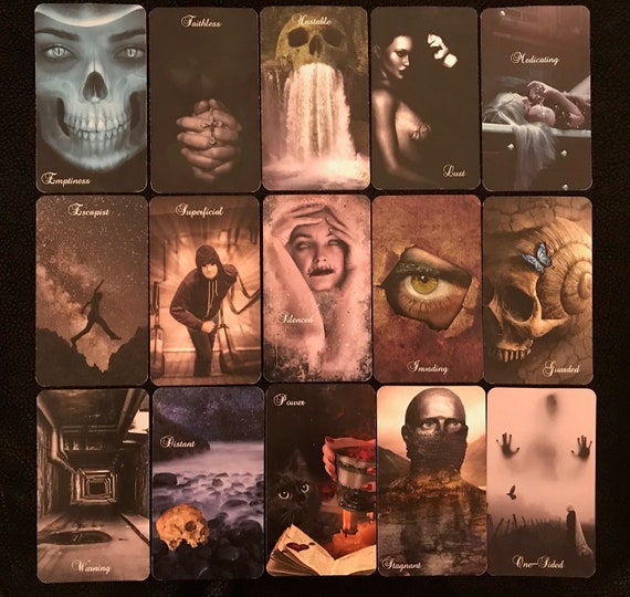 Pre Order Only Friday October 25th Shipment No Instruction Booklet Twin Flame Shadows Oracle Deck Price Includes Shipping - 