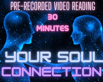 Your Soul Connection 30 min Pre-Recorded Video Tarot Card Reading (Tarot Cards, Oracle Cards, Soulmate, Twin Flame, Angel Reading, Psychic)
