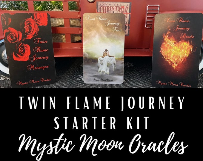 Twin Flame Journey Card Reading Starter Kit (Shipping Included) Twin Flame Love, Divine Masculine, Divine Feminine, Mission