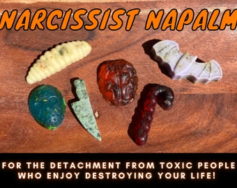Ritual Soap Gift Set | Narcissist Napalm | Getting Rid of Unwanted Energy | Handmade Soaps with Magickal Herbs & Scents