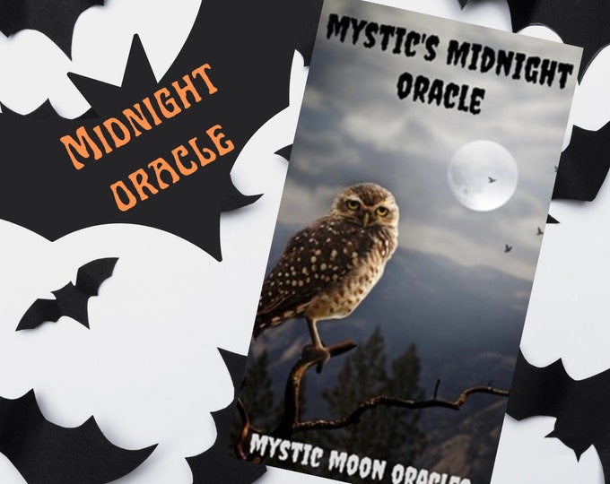 Mystic's Midnight Oracle Cards PRE-ORDER (Free Shipping) Halloween, Psychic, Tarot Cards, Tarot Reading, Halloween Oracle, Halloween Tarot