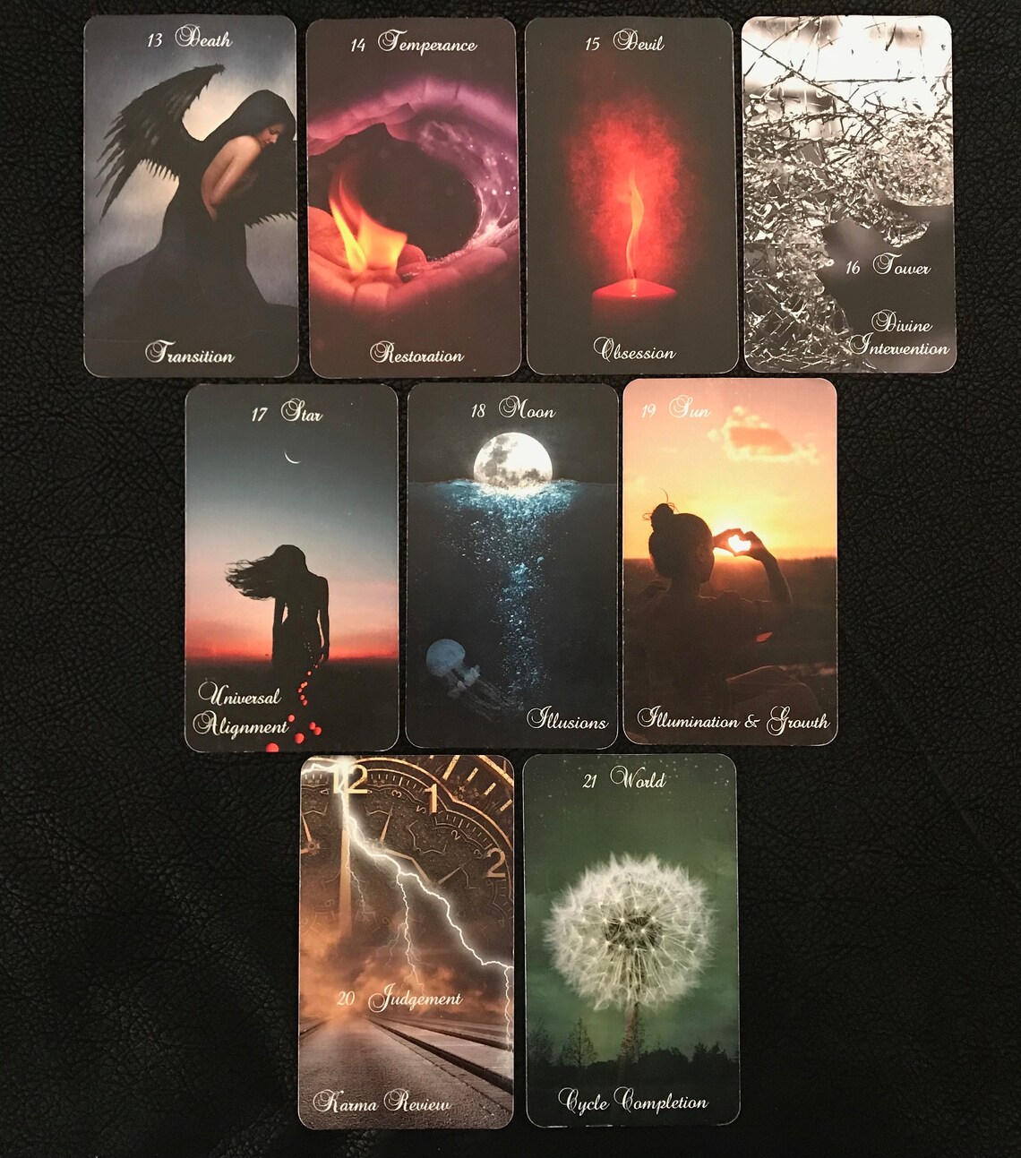 Twin Flame Journey Tarot/Oracle created by Mystic Moon Ships Etsy