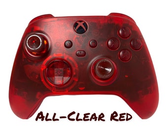 Blauer, blauer und roter Microsoft Controller für X/S X/S mit roter LED