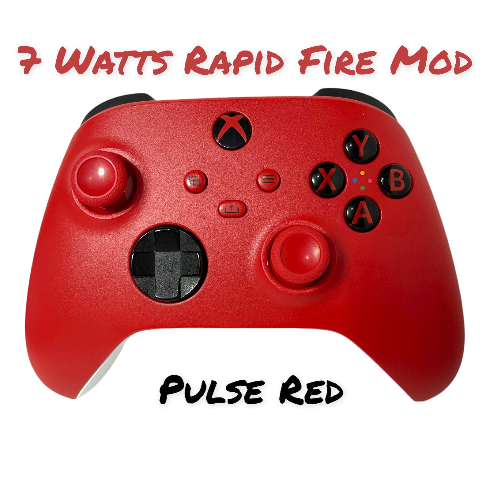 Microsoft xbox One Series X/S Schnellfeuer Modder Controller-Pulse Rot mit Roter LED