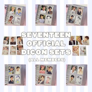 Officiële Seventeen Dicon-fotokaartensets | Officiële Kpop-fotokaarten, Seventeen Photocard, SVT