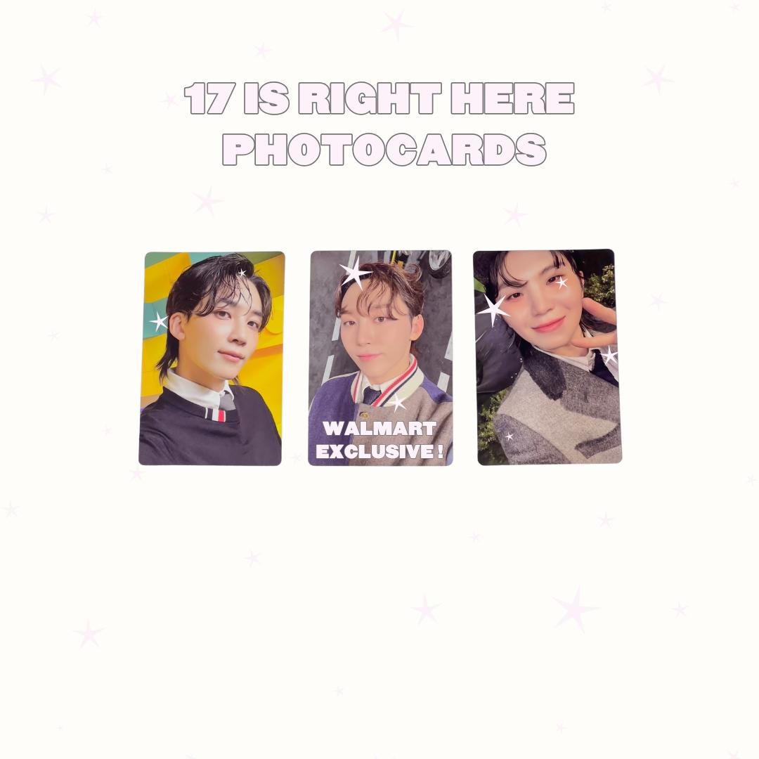 Official Seventeen 17 is Right Here Photocards | Official Kpop ...