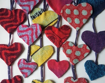 Hanging Heart Decoration Valentines Galentines Thoughtful Eco Gift