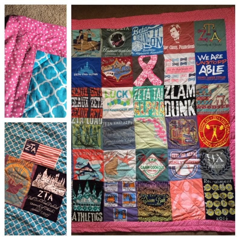 Classic Custom Handmade Tshirt Quilt