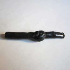 antique hand made black coral cigarette holder