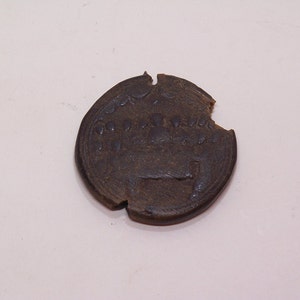 antique christian amulet, talisman made of horn