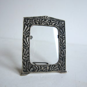 vintage silver plated brass table frame