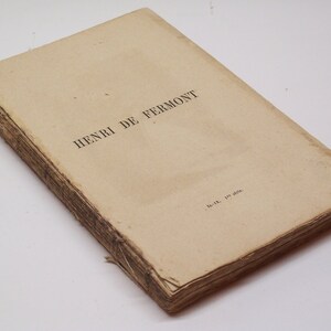 1886 french book Henri de Fermont ou La sévère leçon, by Mme H. de G. Nelly - J. Lefort, Lille & Paris