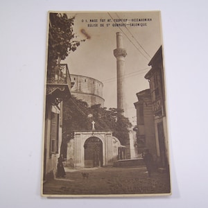 Cartolina anni '20 Salonicco, Grecia - La chiesa di San Giorgio (Rotonda)