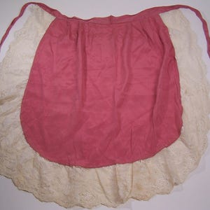 antique Greek women&#39;s traditional costume half apron, folk art