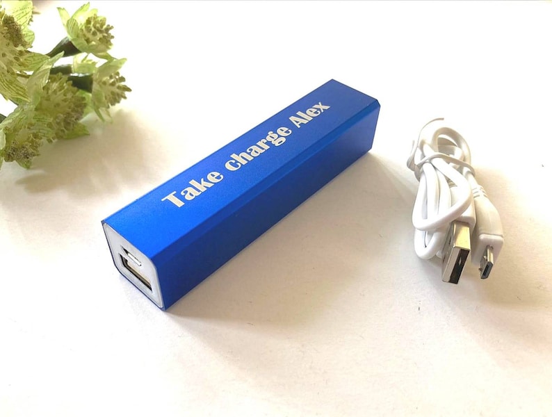 Personalised Portable Charger Personalised Power Bank Portable Charger Personalised Charger Phone Charger image 7