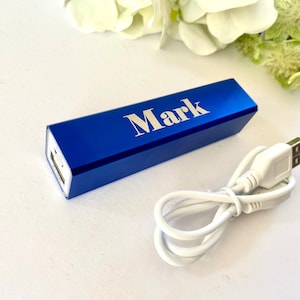 Personalised Portable Charger Personalised Power Bank Portable Charger Personalised Charger Phone Charger image 10