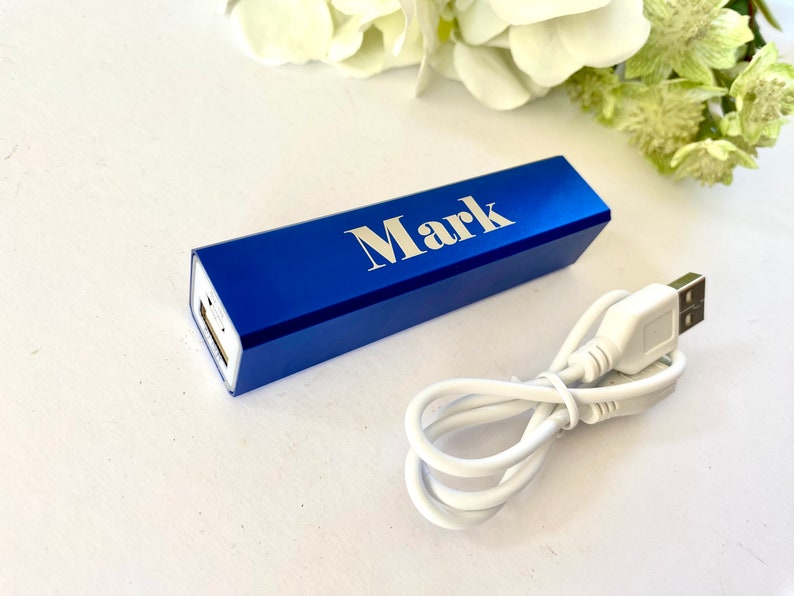 Personalised Portable Charger Personalised Power Bank Portable Charger Personalised Charger Phone Charger image 10