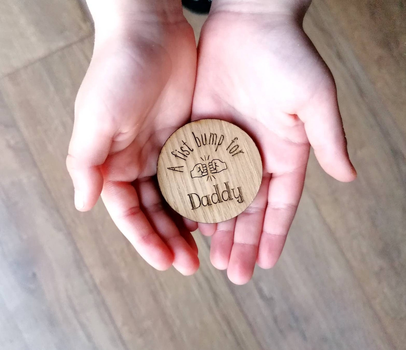 A Pocket Hug For..... Wooden Hug Token Gift Special Gift Etsy UK