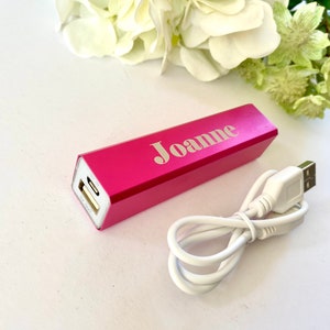 Personalised Portable Charger Personalised Power Bank Portable Charger Personalised Charger Phone Charger image 9