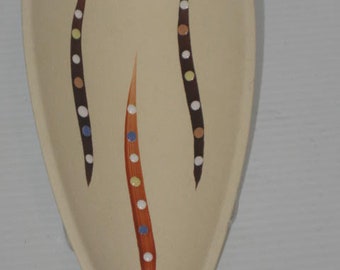 Art Deco  Modernist  Style  #1363/20   Matte Finish Pottery Dish   Made in Germany