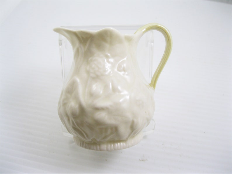 Belleek Lotus Pattern Milk /creamer Jug 4th Green Mark Irish Etsy Canada