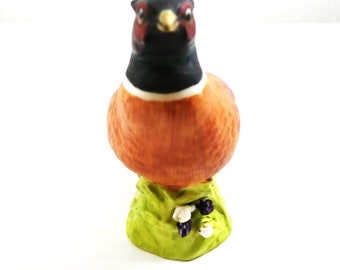 Cock Pheasant Bird  Porcelain Wild Bird Series  Made by  Aynsley in England