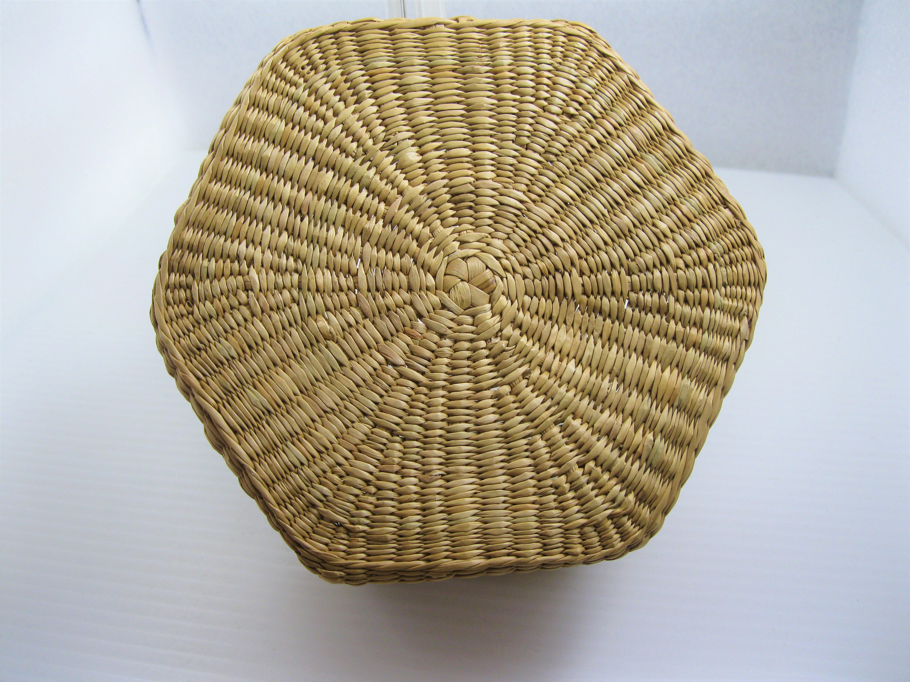 Panier à linge - M - Rotin tissé à la main - Vintage - 21x11x4 cm - 37x23x5 cm - Maison
