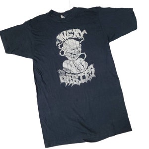 Vintage arrabbiato bambini tshirt taglia grande