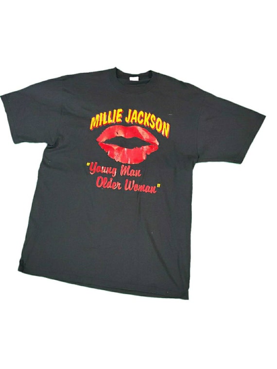 Vintage mille Jackson Young man older woman tshir… - image 1