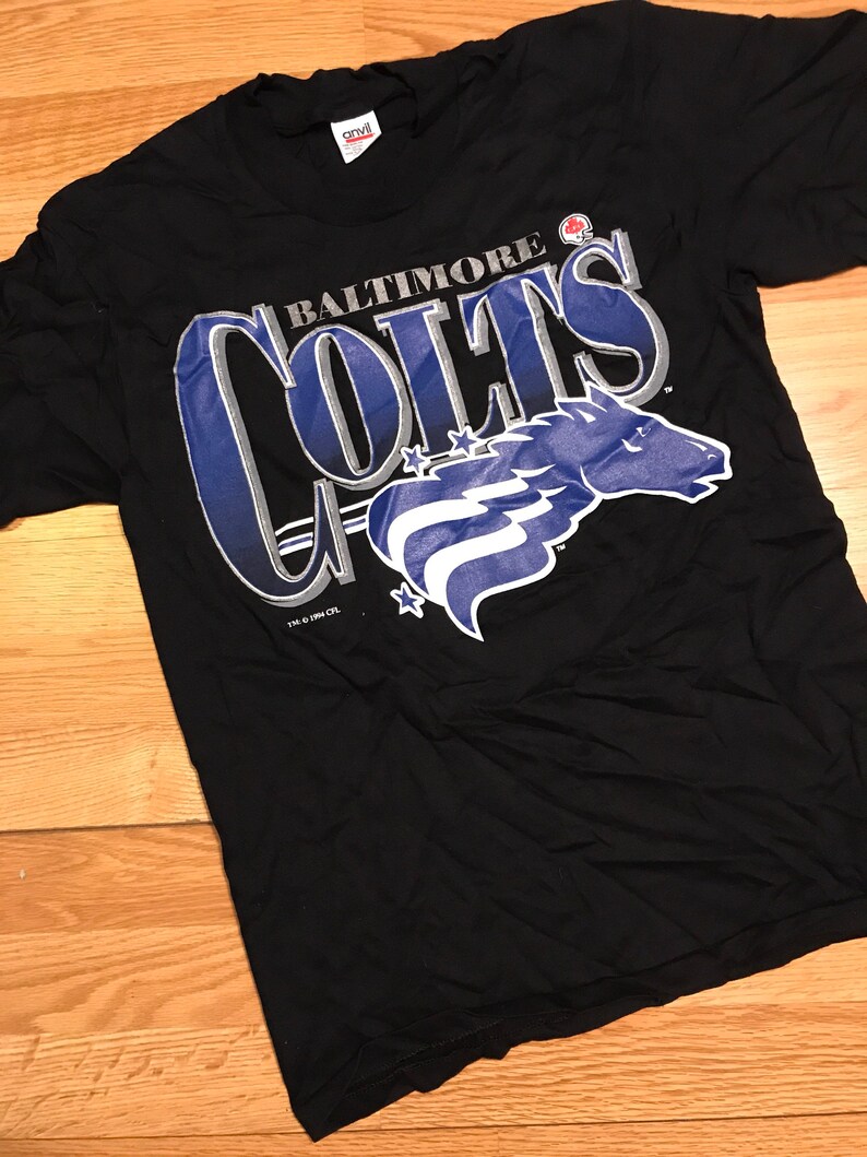 Vintage 1994 Baltimore Colts T-shirt size medium single stitch | Etsy