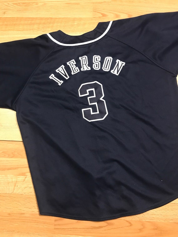 allen iverson baseball jersey