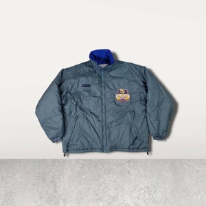 Vintage Columbia Vikings Jahreszeitenkartenhalter Jacke Größe groß