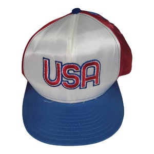 Vintage usa supersatin snapback