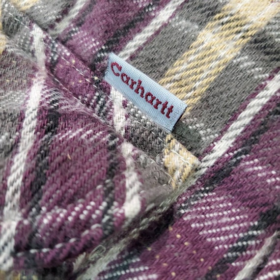 Vintage carhartt flannel size large - image 2